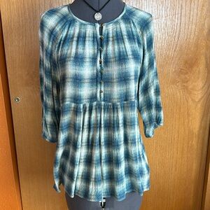 Maeve Calavon Babydoll Top